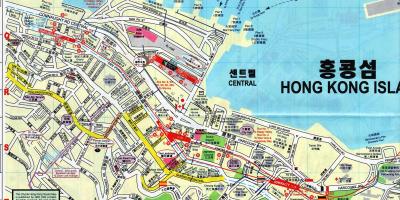 नक्शे के Sheung वान, हाँग काँग