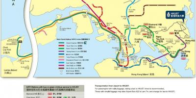 हांगकांग विश्वविद्यालय का नक्शा