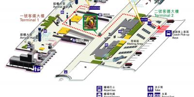 हांगकांग हवाई अड्डे के नक्शे टर्मिनल 1 2