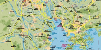 सड़क के नक्शे हांगकांग
