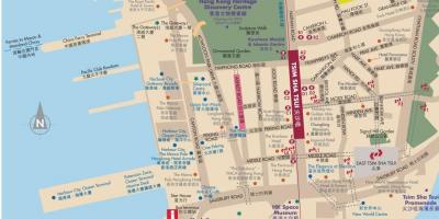 हांगकांग का नक्शा कोलून